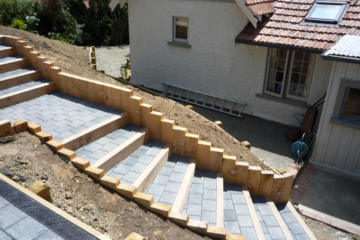 Steps & terraces garden renovation