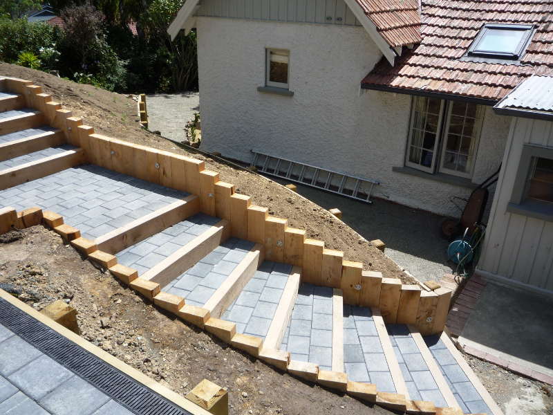 Steps & terraces garden renovation